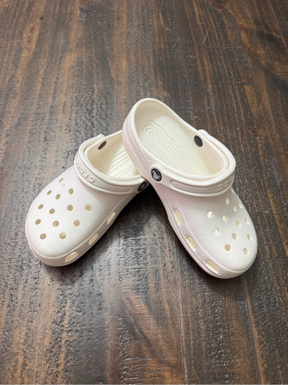 White Crocs